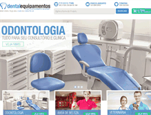 Tablet Screenshot of dentalequipamentos.com.br